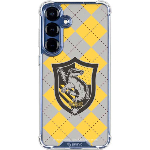 Wizarding World Harry Potter Hufflepuff Crest Galaxy S25 Clear Case